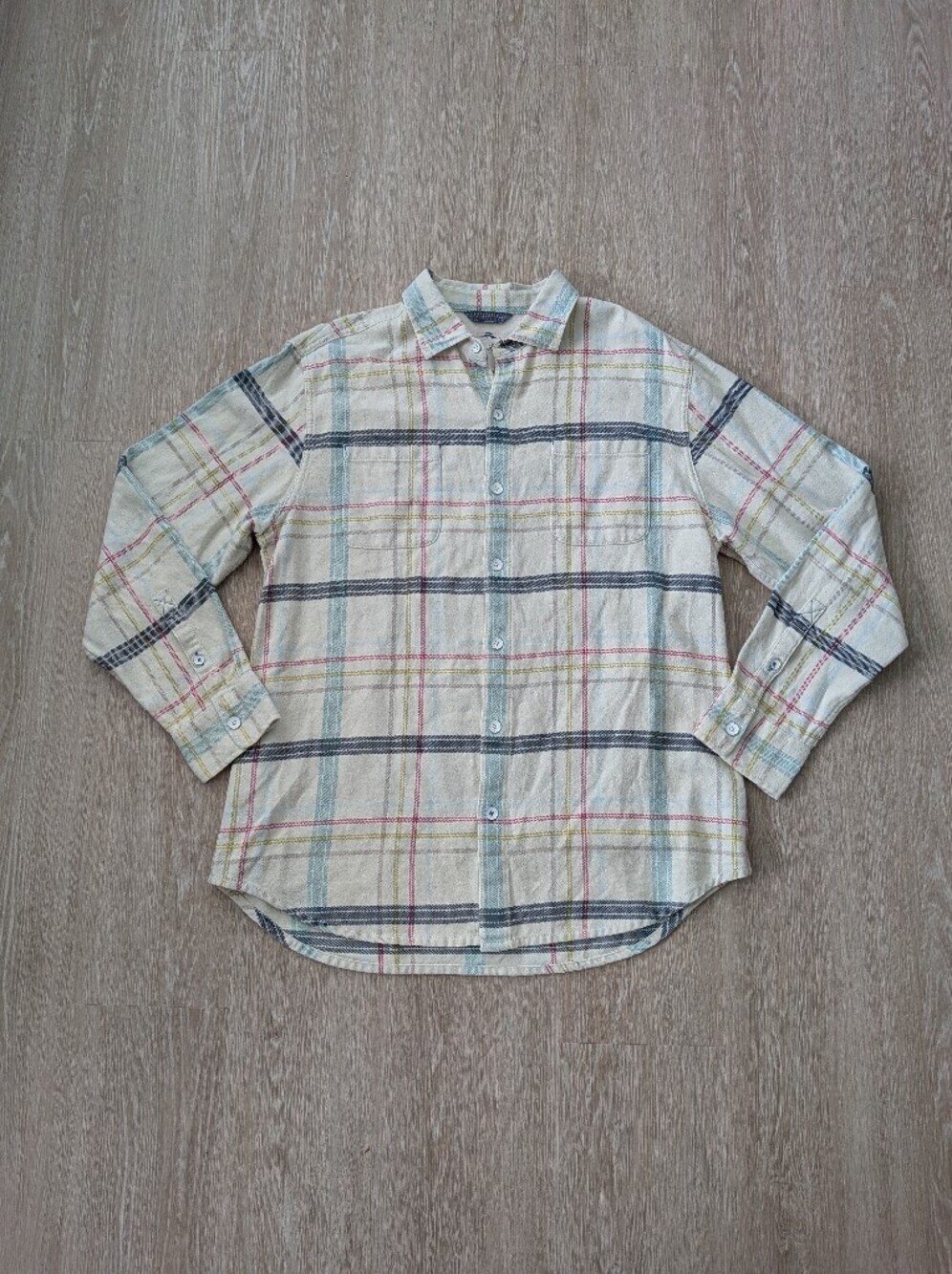 Tommy Bahama Relax Shirt Men's L/XL Flannel Button Down